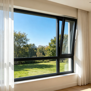 Fenêtre triple vitrage insonorisée en aluminium avec joint en caoutchouc, pour chambre et studio d'enregistrement, à bascule et à rotation, pour une ambiance silencieuse - Product Image 2