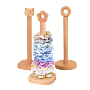 Affichage de bijoux de <span class=keywords><strong>corde</strong></span> de tête en <span class=keywords><strong>bois</strong></span> de bureau colorectal support de stockage d'<span class=keywords><strong>anneau</strong></span> de cheveux en <span class=keywords><strong>bois</strong></span> massif de Style japonais - Product Image 5