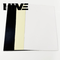 Plaque supérieure de corps de guitare DIY HIVE résistante aux rayures, disponible en trois couleurs, panneau vierge brillant pour guitare électrique