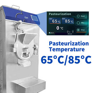 Mvckyi 60L/H 業務用アイスクリームマシン、商業用ジェラートマシン、低温殺菌装置付きコンボバッチフリーザーマシン、アイスクリームメーカー - Product Image 3