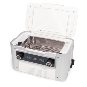 Nettoyeur à ultrasons médical CS6.2 6L pour instruments dentaires avec double transducteur 160W, bain sonique en acier inoxydable 49KHz - Product Image 3