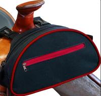 Vente en gros d'usine Sac de selle et poche à pommeau en polyester solide de luxe moderne avec design de corne et de pommeau
