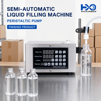 Machine de remplissage de liquides semi-automatique à pompe péristaltique haute précision et durable, contrôle numérique, pour flacons de parfum et d'huiles essentielles