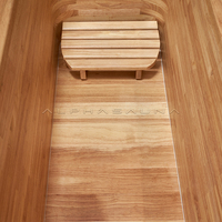 Baignoire japonaise en bois naturel, autoportante, Portable, pour l'extérieur, style japonais, en bois