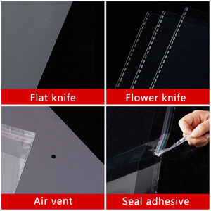 Sacchetti in Plastica Trasparente Richiudibili su Misura Autosigillanti Impermeabili per Abbigliamento Artigianato Giocattoli Regali Riciclabili - Product Image 5