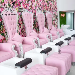 Regina Manicure Pedicure sedia Piede Spa Sedia di Massaggio Hotel di Alta Posteriore Re Trono Sedie