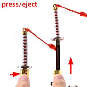 พวงกุญแจดาบอนิเมะแบบป๊อปอัพ รุ่นซุยริ คานาโอะ สไตล์อนิเมะ ดาบปีศาจ ขนาด 23 ซม. ผลิตจากโลหะผสมสังกะสี  ร้านค้าโรงงาน - Product Image 5