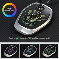 Microphone USB avec panneau LED RGB personnalisable à commande tactile pour le silencieux, micro PC cardioïde à condensateur pour le gaming et le podcasting - G103P