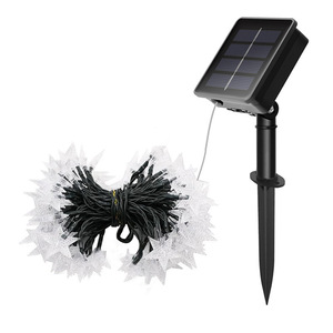 Luz de cadena de estrellas solares LED Festival de <span class=keywords><strong>Navidad</strong></span> puesto de mercado nocturno <span class=keywords><strong>luces</strong></span> de Ambiente de camping <span class=keywords><strong>luces</strong></span> decorativas de balcón - Product Image 1