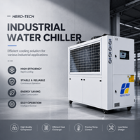 Refroidisseur industriel HERO-TECH 10HP 30KW avec évaporateur en acier inoxydable SS304, contrôle précis de la température pour machine d'injection plastique