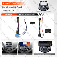 Prix Usine 12.3 DVD 2 DIN Navigation Écran Tactile HD Kit Cadre de Façade Pièces Radio Android pour CHEVROLET 2010-2015 Spark