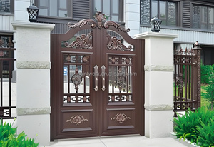 Motor y Abrepuertas para Portones Correderos, Diseño Moderno y Sencillo, Construcción de Puerta de Aluminio Personalizable para Patio/Villa - Product Image 4