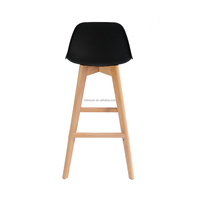 Tabouret de bar tulipe en bois pour enfants sans accoudoirs pour chambre commerciale et familiale moderne