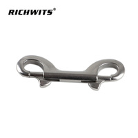 Gancho de Resorte de Liberación Rápida de Acero Inoxidable 304 316 de Doble Extremo, Precio de Fábrica, para Accesorios de Yates Marinos al Aire Libre