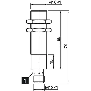 INE-M18/79T-B05NS-B4 Capteur de proximité - Product Image 2