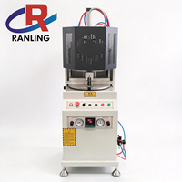 Machine de soudage UPVC à angle arbitraire monopoint contrôlée par PLC avec extrusion secondaire pour cadre de fenêtre spécial en PVC