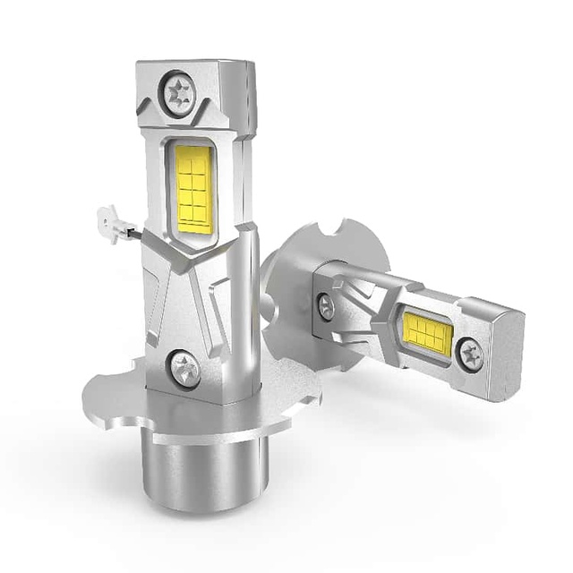 New Design Fanless H1 H3 H11 9005 9006 1:1 Halogen Size Car Led Headlight Bulb 6000k 8000lm