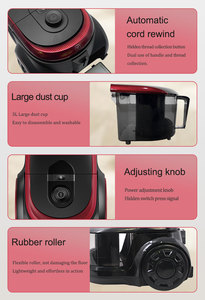 مكنسة كهربائية بدون كيس WW Canister Canister 2.5 لتر Cyclone Vaccums - Product Image 4