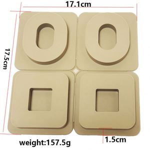 4 Cavity Aromatherapy Wax Die Creative Gypsum Mold Silicone Resin Scented Candles Mould for Plaster - Product Image 5