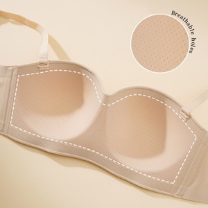 <span class=keywords><strong>Reggiseno</strong></span> senza spalline da donna 3D senza cuciture senza spalline <span class=keywords><strong>reggiseno</strong></span> traspirante Super Plus Size - Product Image 5