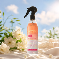 Spray réparateur capillaire 2-en-1 à l'huile d'argan, huile de coco et kératine, 200 ml, qualité supérieure, ultra-hydratant, anti-frisottis, sans rinçage, marque privée