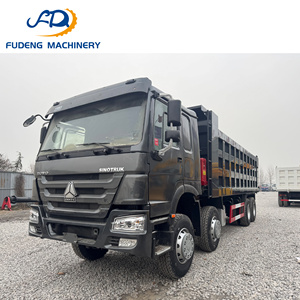 מכירת חיסול משאיות עפר משומשות SINOTRUK <span class=keywords><strong>HOWO</strong></span> 8x4 12 גלגלים דיזל 40-60 טון לעבודות כרייה ועבודות עפר - Product Image 2