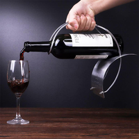 Petit porte-bouteille de vin simple en métal pour la décoration intérieure, garde-manger de table, support de stockage de vin chromé pour armoire