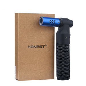 Haute qualité 360 inversible 1300 degrés extérieur coupe-vent barbecue briquet à gaz lance-flammes pistolet allume-cigare logo personnalisé - Product Image 6