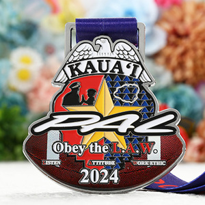 Medallas de Metal Personalizadas con Logotipo en 3D de Aleación de Zinc Esmaltadas para Maratones, Carreras <span class=keywords><strong>o</strong></span> Competiciones - Product Image 1