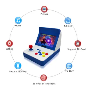 NEOGEO 아케이드 레트로 게임 64 비트 휴대용 게임 콘솔 내장 3000 TV 게임 플레이어