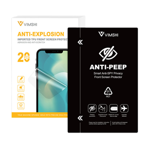Filtro de privacidad de película de hidrogel antideslumbrante transparente HD de alta calidad Vimshi resistente al agua y para todos los teléfonos móviles hechos de TPU - Product Image 1