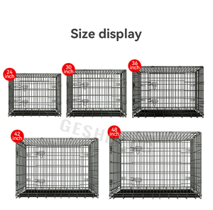Wholesale 1pc <strong>Large</strong> Metal Iron Wire Pet Hotel Indoor <strong>Cage</strong> Black Tall <strong>Dog</strong> <strong>Cages</strong> Pet Kennel Breeding Exerc Pet <strong>Cages</strong> &amp; lion 70kg - Product Image 4