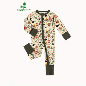 Miozing 	 <span class=keywords><strong>Ropa</strong></span> <span class=keywords><strong>de</strong></span> bebé directamente <span class=keywords><strong>de</strong></span> fábrica, pelele <span class=keywords><strong>de</strong></span> bambú orgánico con cremallera bidireccional <span class=keywords><strong>para</strong></span> bebé 	 Logotipo personalizado <span class=keywords><strong>Ropa</strong></span> <span class=keywords><strong>de</strong></span> bebé con estampado personalizado - Product Image 1