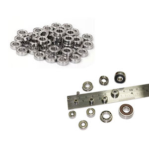 Rodamiento de Bolas de Alta Precisión P0 Miniatura 683 de Una Hilera, Bajo Ruido, 3*7*3mm, Estructura de Ranura Profunda, Acero Cromado para Motor de Restaurante - Product Image 1