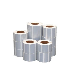 Rollo <span class=keywords><strong>de</strong></span> Etiquetas Térmicas Directas Plateadas <span class=keywords><strong>de</strong></span> 50 mm <span class=keywords><strong>de</strong></span> Ancho, Resistentes al Agua, a los Arañazos y al Desgaste, Personalizables, Material PET, para Supermercados y Tiendas <span class=keywords><strong>de</strong></span> Comestibles - Product Image 1