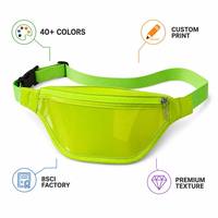 Sac banane BSCI personnalisé, sac de ceinture en PVC, sac bandoulière, sac de taille, sac banane, vente en gros, usine OEM