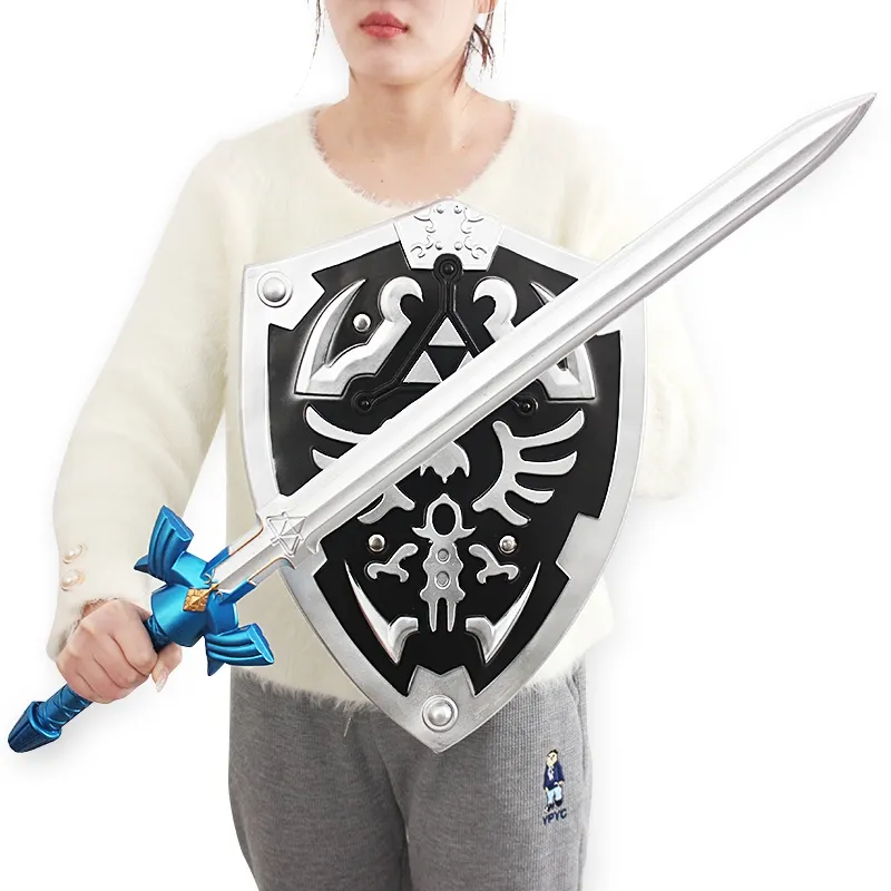 Đồ Chơi Hóa Trang Nhân Vật Hoạt Hình Bằng Pu Huyền Thoại Zelda Master Skyward Sword Shield Thiết Kế Mới