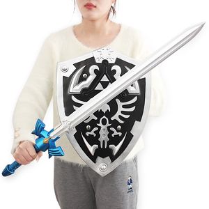 New Design The Legend of Zelda Master Skyward Sword Shield Cosplay Anime Pu Toy