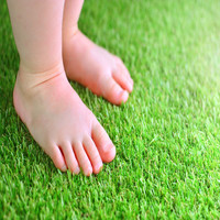 Meisen buntes Kunstrasen 30mm 35mm Outdoor Anti-UV-Grün Garten landschaften natürlich aussehender synthetischer Haustier rasen teppich
