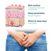 Crème Hydratante Corps Homme avec Pinces Points d'Acupression pour Massage des Gênes Prostatiques