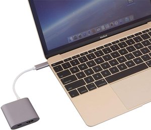 Aluminium <span class=keywords><strong>3</strong></span>-In-1 Hub Adapter Usb <span class=keywords><strong>3</strong></span>.1 Type C Naar Hdmi USB3.0 Type-C Pd Charger poort Adapters - Product Image 6