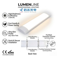 XINDECO Plafonnier LED à montage en surface facile à installer, connectable, remplacement, usage intérieur, multi-usages, usage commercial et résidentiel, 3000-6500K
