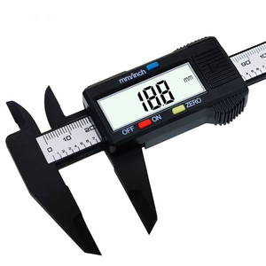 Calibrador <span class=keywords><strong>Vernier</strong></span> <span class=keywords><strong>Digital</strong></span> de 0-150 mm (6 <span class=keywords><strong>Pulgadas</strong></span>), Precisión de +/-0.01 mm, Herramienta de Medición LCD para Medir Interiores/Exteriores/Profundidad - Product Image 2