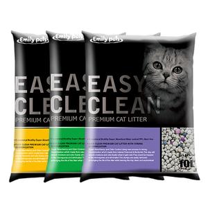 Eco-Friendly 10L <span class=keywords><strong>Cat</strong></span> <span class=keywords><strong>Litter</strong></span> Bentonite Areia e Tofu nó rápido compacto com uma variedade de opções de fragrâncias Pet Supplies - Product Image 1
