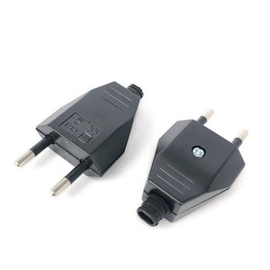 4.0mm 2 ping rond plug UE Mâle Cul VDE Cordon D'alimentation - Product Image 3