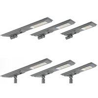 Lámpara Solar LED para Calle con Certificación CE IP65, Aleación de Aluminio, 50W-90W, Control de Tiempo Automático, Temperatura de Color 3000-6000K, Ra70