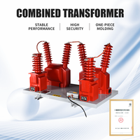 Boîtier de mesure combiné triphasé à trois fils JLSZV-35W 35kV, transformateur d'instrumentation combiné haute tension extérieur