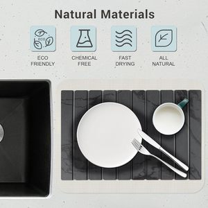 Tapis de bain moderne imprimé UV, écologique, absorbant, à séchage rapide, pliable, antidérapant, grand format, pour salle de bain, cuisine, maison - Product Image 3