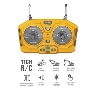 Excavatrice RC YIGONG BC1043 1/20 11CH, pelle mécanique 2.4G, modèle de <span class=keywords><strong>camion</strong></span> de chantier en alliage, simulation d'ingénierie - Product Image 5