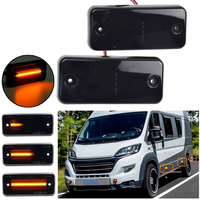 Feux de position latéraux dynamiques à LED pour Renault Stralis Citroen Jumper Relay Peugeot Boxer Fiat Ducato